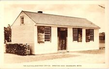 Real Photo Old Village Post Office in Dearborn Michigan Postcard picture