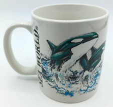 Vintage Sea World Coffee Mug Cup ORCA Whale picture