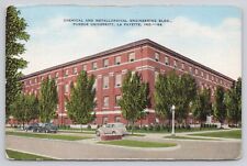 Chemical, Metallurgical Engineering Bldg Purdue University Lafayette IN Postcard picture