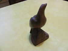 Vintage Ironwood or Walnut Wooden Partridge Hand Carved Figurine. Very Nice picture