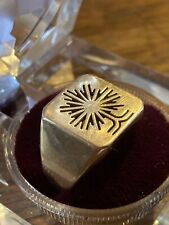 10k Solid Gold Vintage Central Maine Power CMP Ring Me Utility Co 9.6 Grams picture