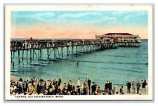 Old Orchard Beach ME Busy Day  ~ The Pier Downtown ~ Vaudeville picture