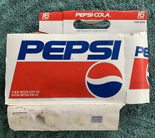 Vintage Pepsi 6 Pack 16oz Card Board Carrier Nice picture