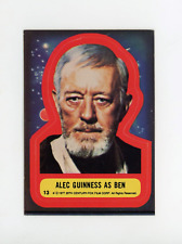 Alec Guiness as Ben 1977 Topps Star Wars Sticker #13 NM picture