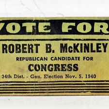 1940 Robert B McKinley Pennsylvania Congress Republican Pittsburgh Allegheny Co picture