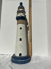 Wooden Lighthouse Rustic Decor Nautical Lighthouse 24 X 7 In picture