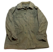Vintage 60s Vietnam War Sage Green 509 Field Jacket Size S K1 picture