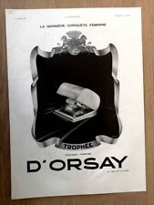 1936 advertisement - perfume Trophée d'Orsay Paris + GIBBS beard soap - 2025 picture