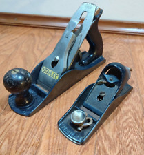Stanley Bailey No. 4 Smooth Bottom Wood Hand Plane & No. 9-1/2 Plane Carpentry picture