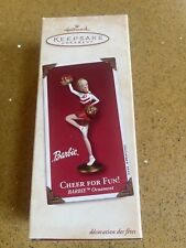 BARBIE CHEER FOR FUN HALLMARK CHRISTMAS ORNAMENT 2002, NEW picture