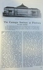 1907 Carnegie Institute at Pittsburg School of Applied Science illustrated picture