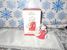 HALLMARK MERRY IN THE MAKING 2015 LIMITED CHRISTMAS ORNAMENTS SNOWMAN CHEF COOK picture