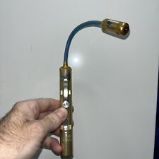 Vintage Flex lite Kalamazoo USA Pocket Flash Light Flexible Bendable Neck Brass picture