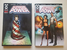 Supreme Power Volumes 1 and 2 Hardcover OOP Marvel Max J. Michael Straczynski picture