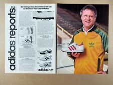 1982 Adidas Oregon & Atlanta Running Shoes Bill Dellinger photo vintage print Ad picture