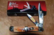 Steel Warrior Peanut Folding Pocket Knife - Mississippi River Bone Handles picture