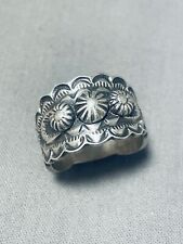 MARVELOUS NAVAJO STERLING SILVER RING picture