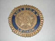 Vintage American Legion U.S. Wood Plaque 3D picture