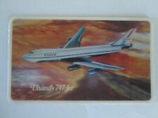 vintage United 747 1970 Mini 3 D calendar Card picture