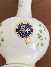 Vintage Royal Tara Shamrock Bone China Bud Vase Galway Ireland 6.5