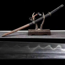 Battle Ready Tachi Clay Tempered Folded Steel Japanese Samurai Katana Sword picture
