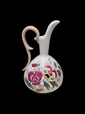 Vintage RH Austria Porcelain Ewer Pitcher~Robert Hanke~Handpainted~Floral Vase picture