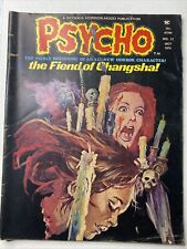 Psycho October 1974 No. 21 Magazine Muriana The Fiend of Changsha Skywald Horror picture