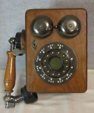 Vintage 1980's(?) Wood Wall Telephone Touch-tone & Pulse Dialing-AS IS-Untested picture