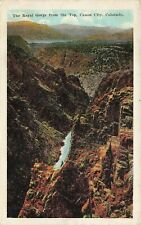 1920s Colorado Postcard Birdseye View of the Garden of the Gods CO072 picture