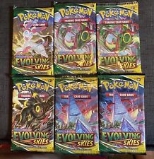 6 Sealed Evolving Skies Booster Packs picture