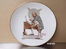 VTG Norman Rockwell Commemorated America's Sesqui Centennial Plate 1975 Gorham picture