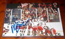 Mike Eruzione 1980 Olympic Hockey Gold autographed PHOTO signed Miracle on Ice picture