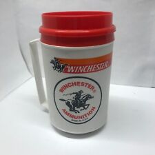 Vintage Aladdin Winchester Ammunition Plastic Drink Mug Insulated Made In USA picture