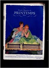 department stores du spring Paris catalog summer 1924 old papers picture