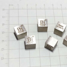 Element Cube 10mm Cube Pure Density High Purity Metal Specimen Collection Hobby picture