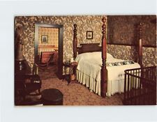 Postcard Abraham Lincoln's Bedroom Abraham Lincoln's Home Springfield Illinois picture