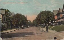 Postcard Chestnut Street from Fourth Avenue Coatesville PA 1910 picture