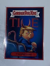 GPK Trump Disgrace to The White House Trump Time #102 Gold Framed Metal Card picture