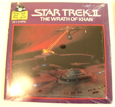 Vintage STAR TREK II The WRATH Of KHAN Record-Book Original Sealed Unopened 1983 picture