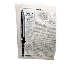 1972 Haverhills Mack The Knife Vintage Print Ad 70s Original picture
