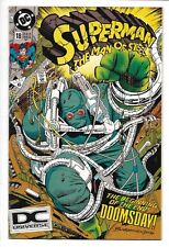 Superman Man of Steel # 18 / 5th Print DCU Logo Variant / 1st Full Doomsday 1992 picture