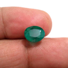 Beautiful Zambian Emerald Oval Shape 3.70 Crt AAA+ Green Faceted Loose Gemstone picture