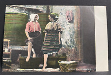 Vintage Postcard Scottish Washing National Series  A Scotch Washing Unposted picture