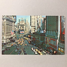 Postcard Times Square Pepsi Cola Camel New York City Day View Signs picture