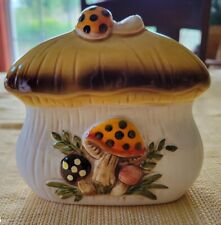 Merry Mushroom Collection Sears Roebuck Co Ceramic Napkin Holder JAPAN 1983 VTG picture