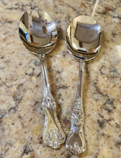Wallace Silver Hotel Lux  Salad Serving Set Fork & Spoon picture