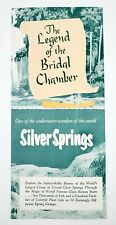 1950s Silver Springs FL Legend Bridal Chamber Boat Vintage Travel Brochure picture