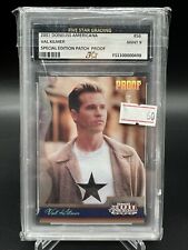 2007 DONRUSS AMERICANA VAL KILMER SPECIAL EDITION PATCH PROOF Five Star Graded picture