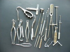 Group Of Antique Mortuary Autopsy Undertaker Embalming Medical Tools picture