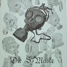 WW2 German S Mask Gas Auer Degea AG GM 30 equipment original pamphlet booklet picture